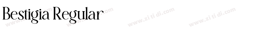 Bestigia Regular字体转换 Bestigia Regular字体转换
